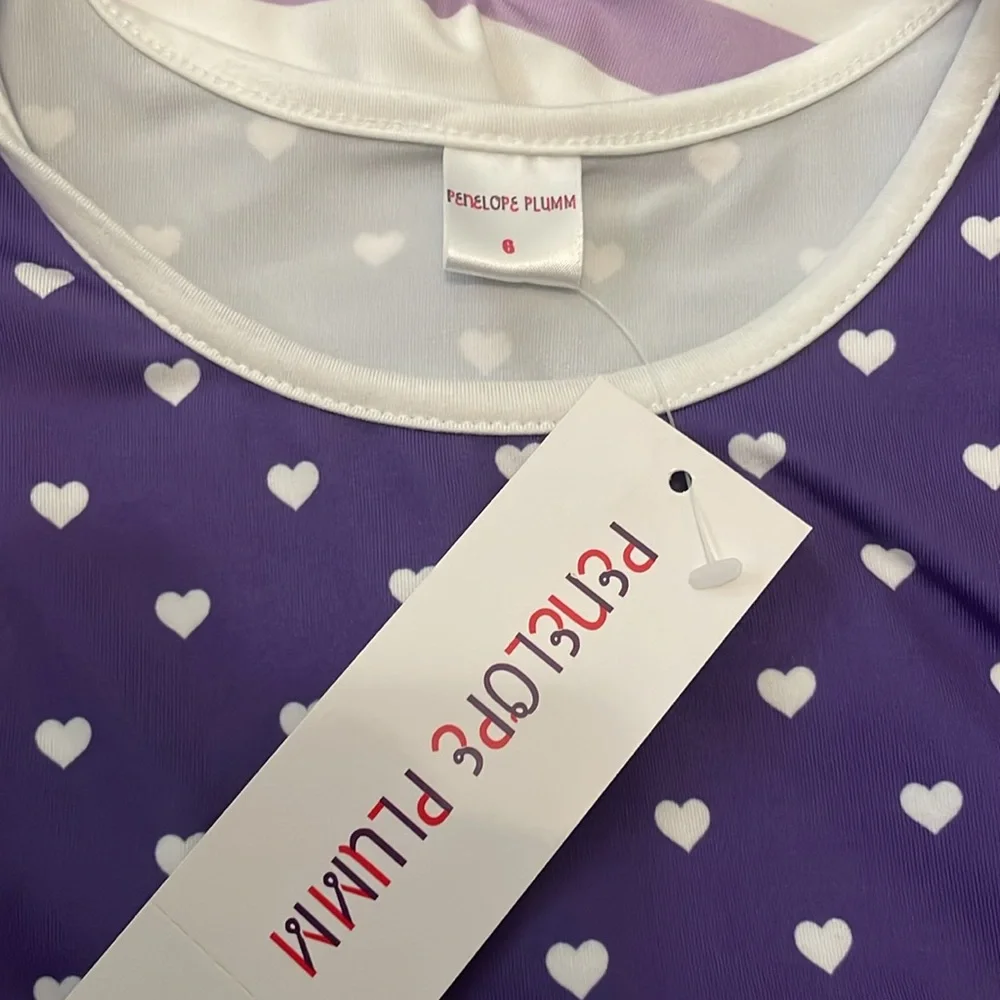 NWT Penelope Plumm Rainbow Unicorn Dress, Size 6